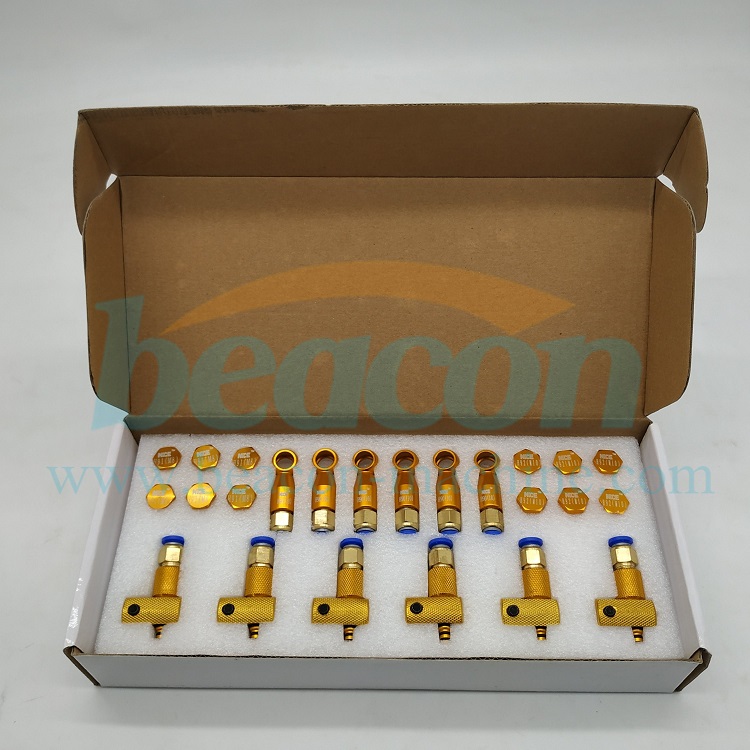 Common rail injector tools for cr injectors oil return connectors sets