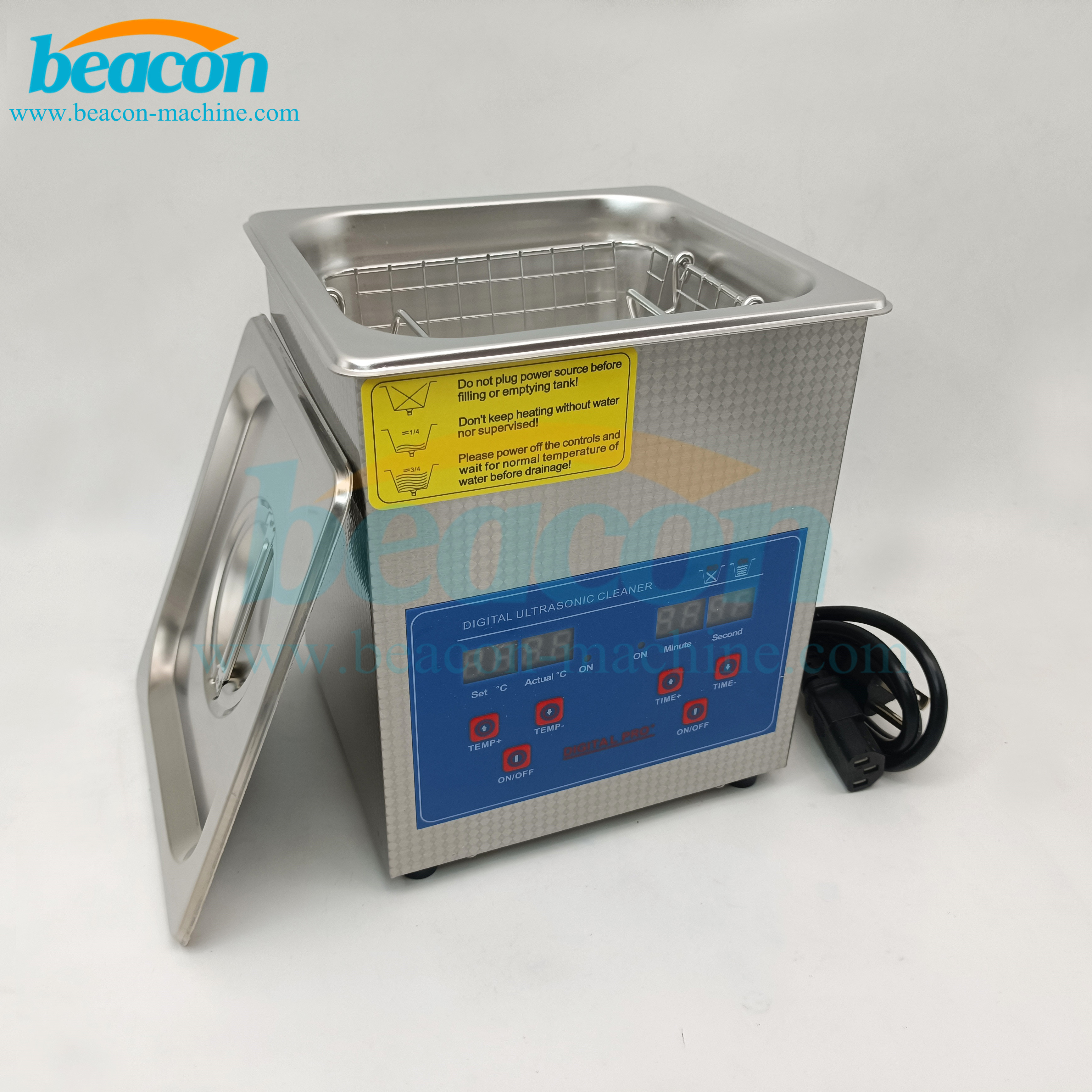 AC:110V/60Hz/220V/50Hz 1.3l Ultrasonic cleaning machine