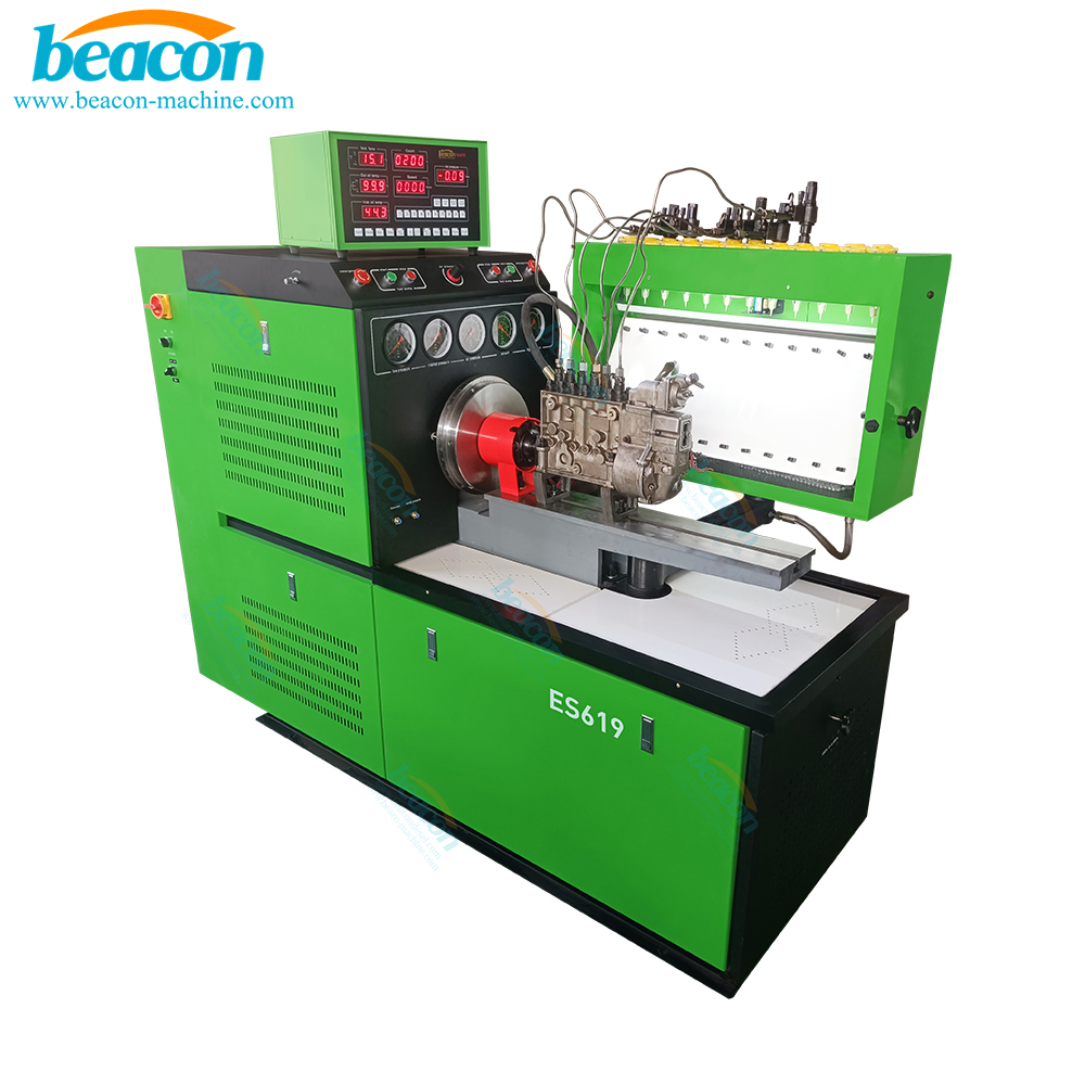 Beacon BCS619 diesel service machine DTS619 conventional diesel fuel injection pump test bench ES619 with 12 cylinders