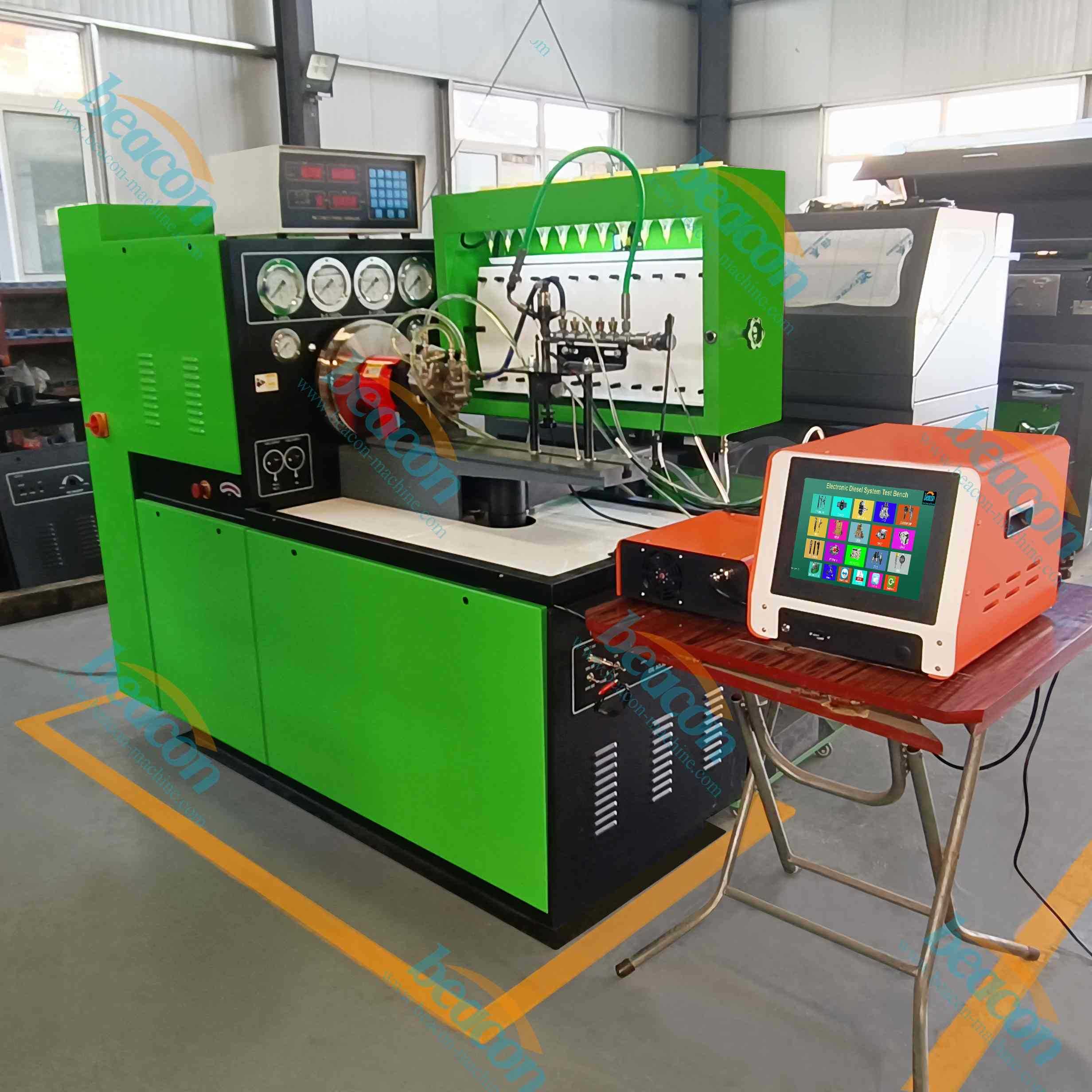 Diesel fuel injector pump test bench 12PSB connect with common rail injector pump Beijing system 