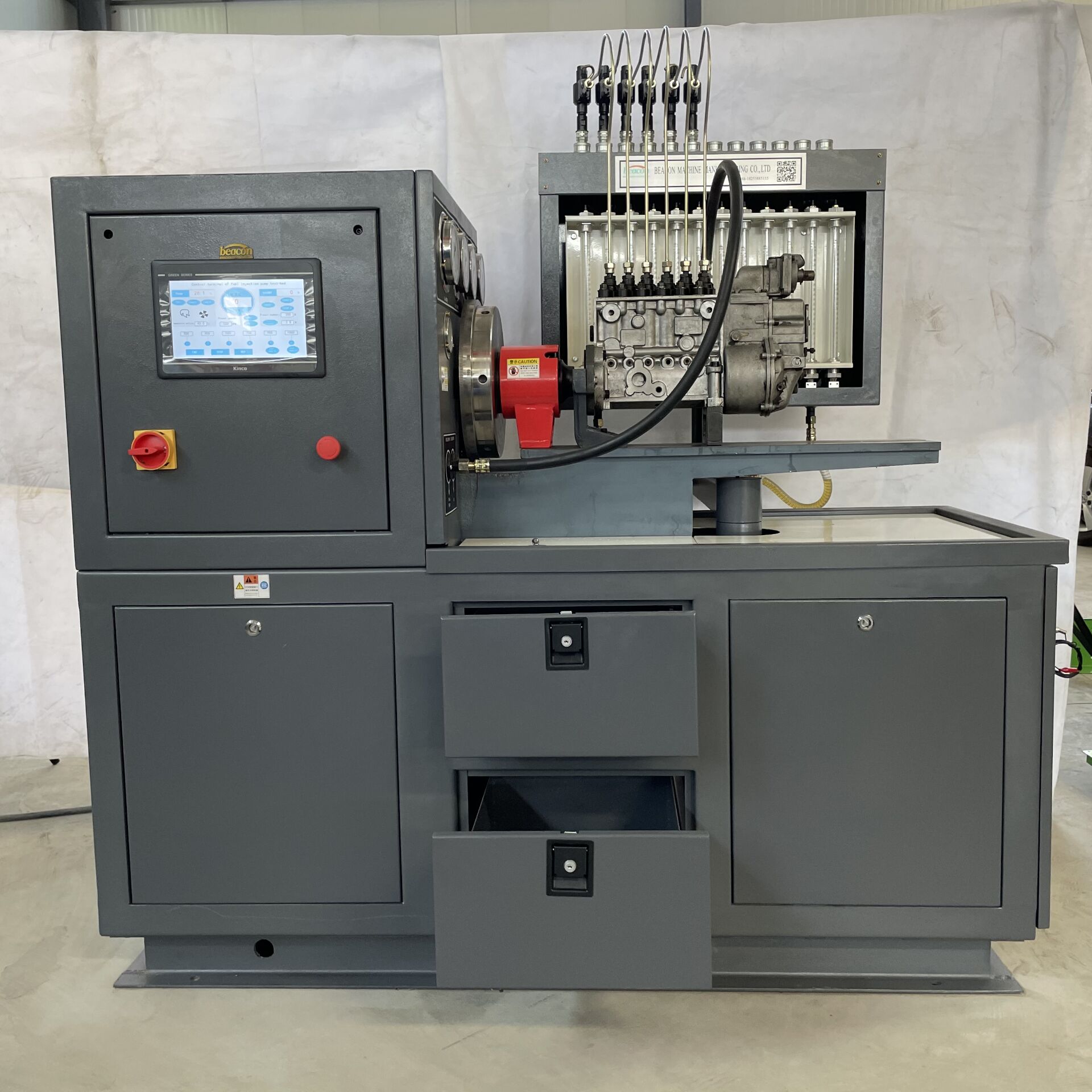 New BEACON DIESEL Mechanical test machine 12PSD diesel fuel injection pump test bench