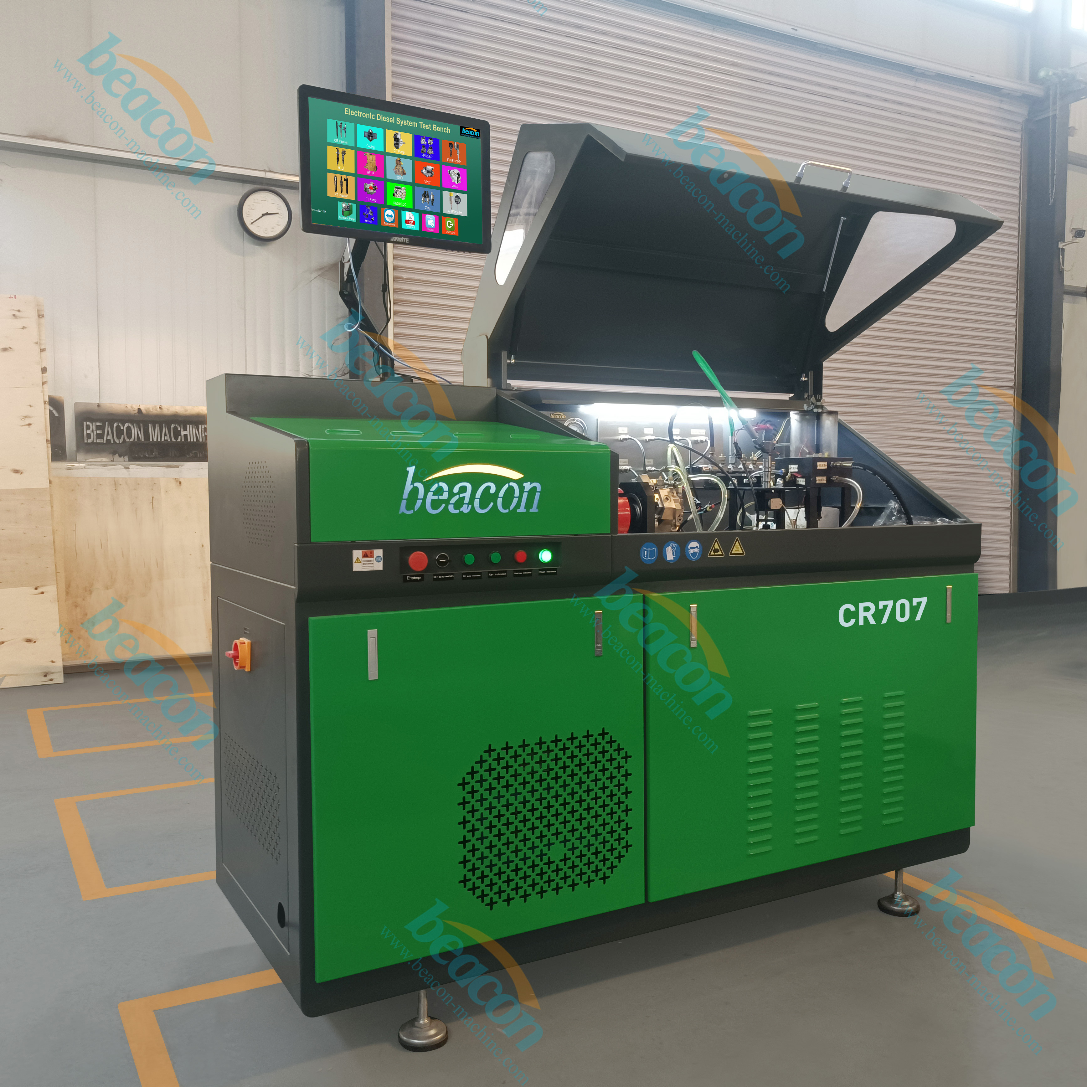 Beacon CR707 Common Rail Test Bench For CR Injectors And Pump With HEUI EUI EUP