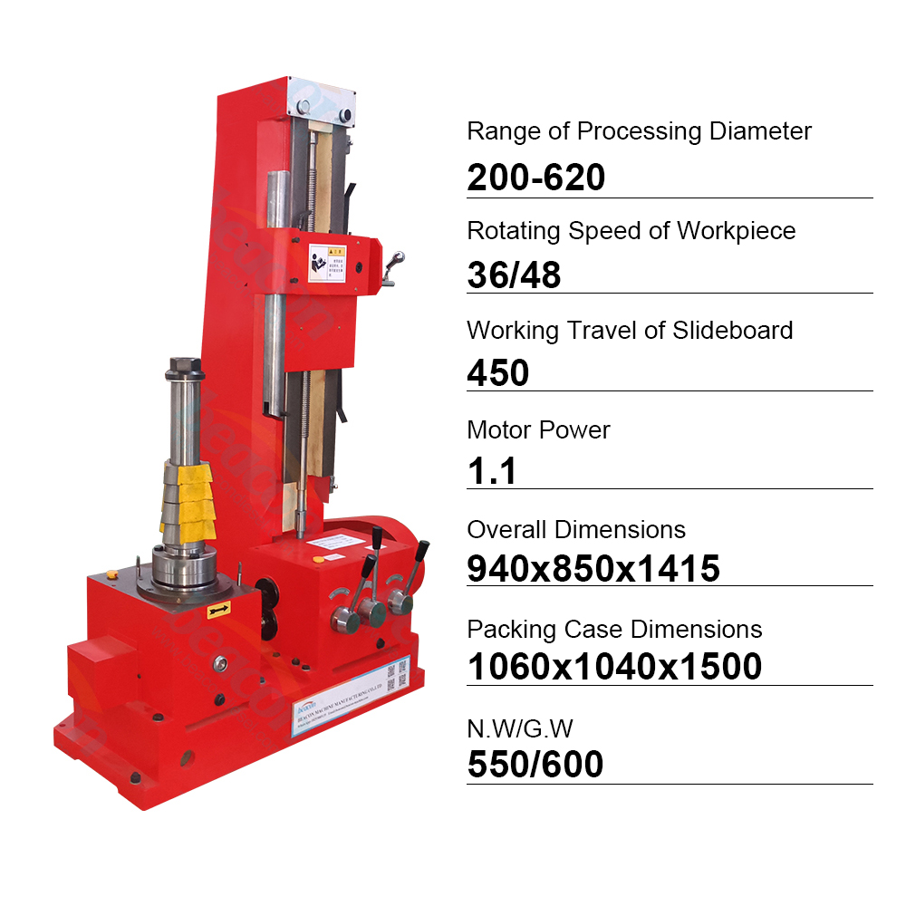 T8360 Manually Lathe Horizontal Brake Disc Cutting Brake Drum Skimming Machine