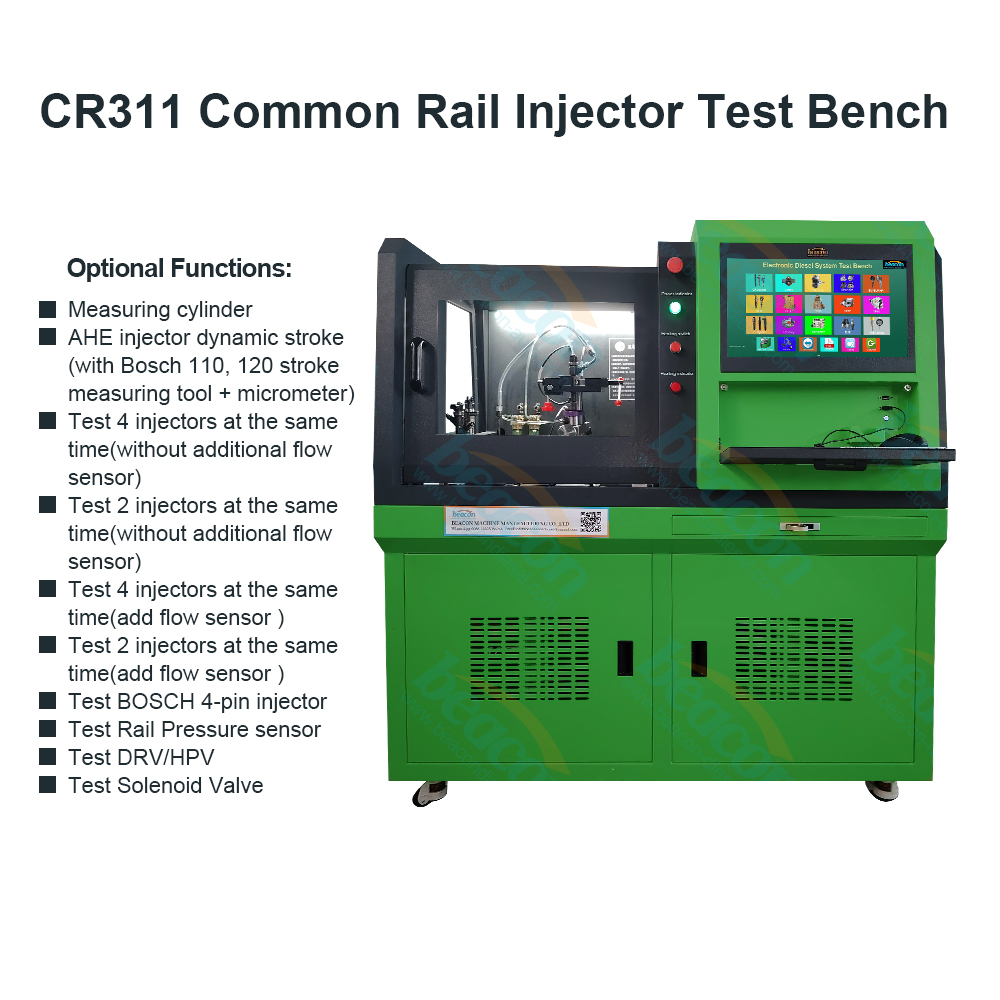 CR311 Common Rail Injector Test Bench With BIP Injector Response Time Function