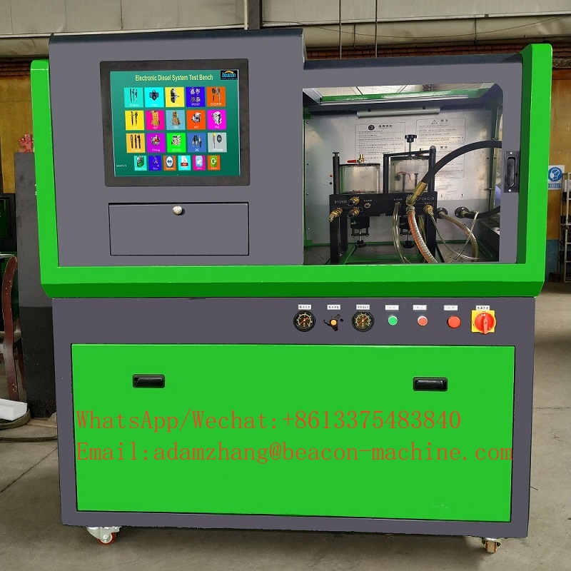Beacon Machine common rail injector test bench CR318 for testing CAT HEUI C7 C9 3126B injectors