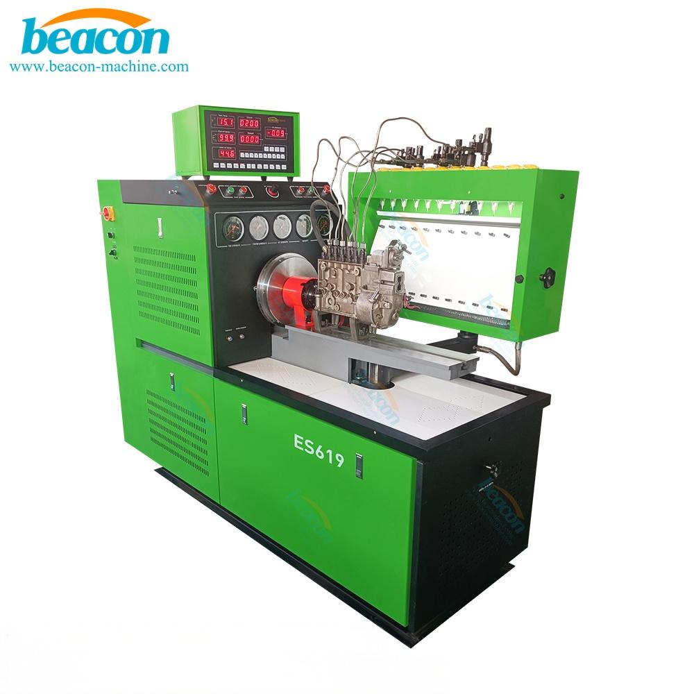Beacon Auto Repair Diesel Service Machine Mechanical Traditional Diesel Fuel Injection Pump Test Bench ES619 with 12 Cylinders Can Test VE pumps
