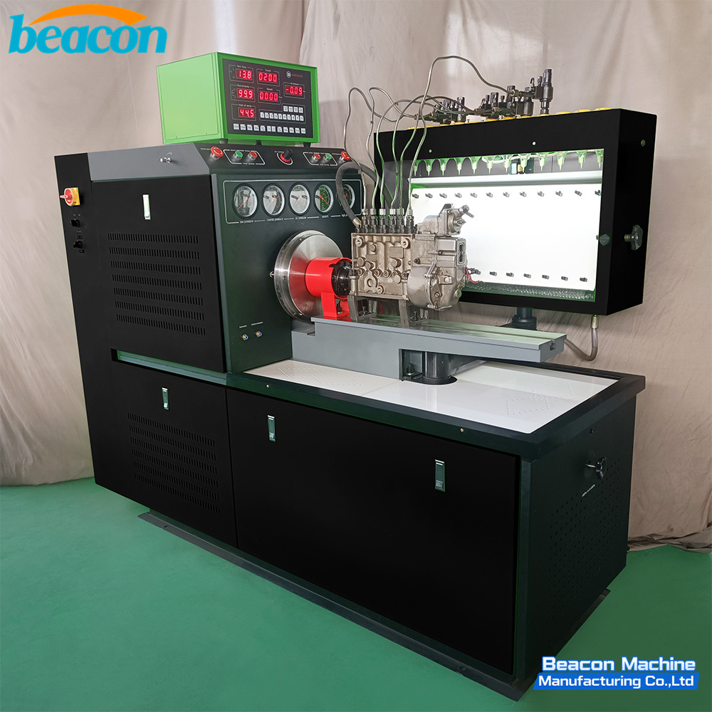 Beacon Auto Repair Diesel Service Machine Mechanical Traditional Diesel Fuel Injection Pump Test Bench ES619 with 12 Cylinders Can Test VE pumps
