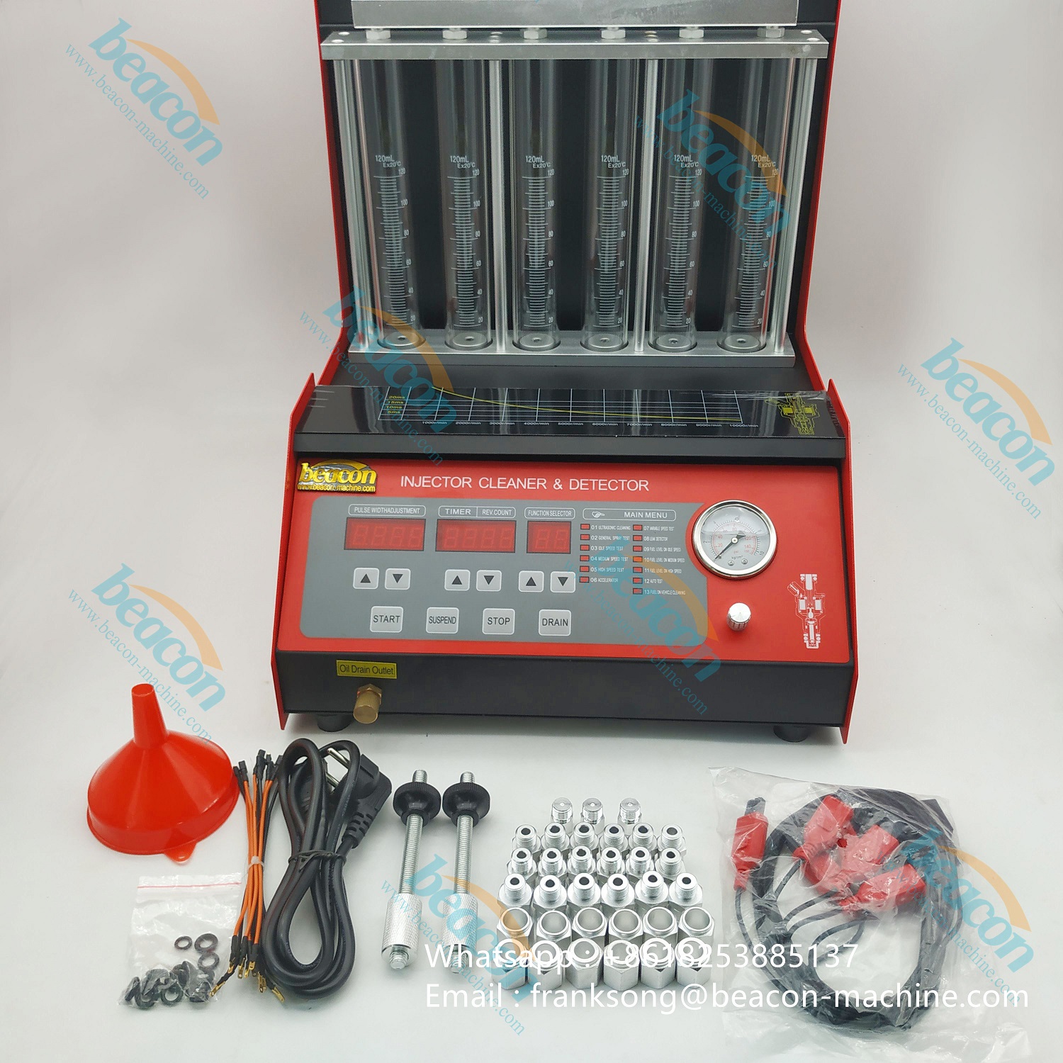 BC-6C gasoline injector cleaning machine
